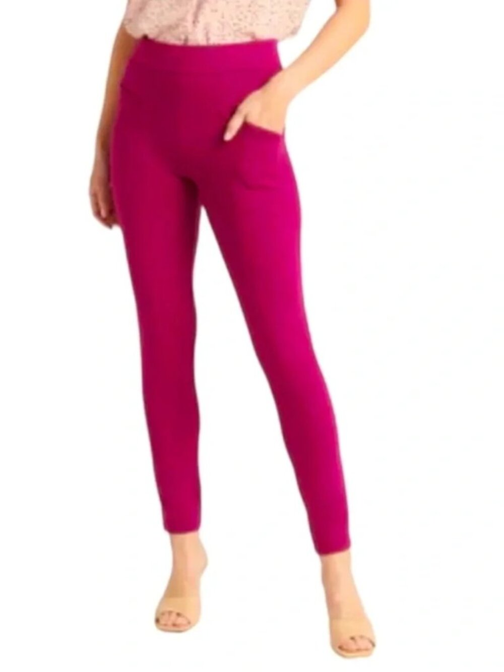 New Betabrand Fig Jam Journey Skinny Dress Pant Yoga Pants XLarge